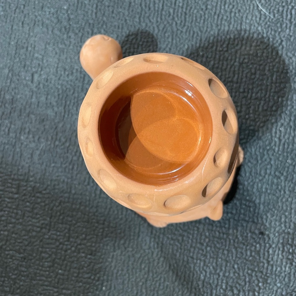 Terra Cotta Turtle Tealight Holder
